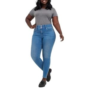 Torrid Blue Denim Jeggings Size 22 Casual